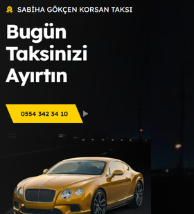Sabiha Gökçen korsan taksi araç